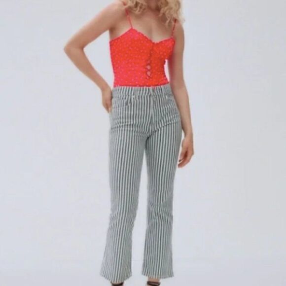 Zara Women’s Satin Effect Star Print Bodysuit - Picture 2 of 5